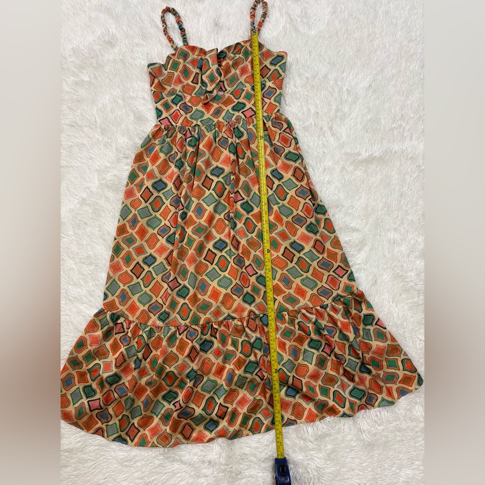 Vici Multicolor Geometric Midi Dress - Picture 7 of 11